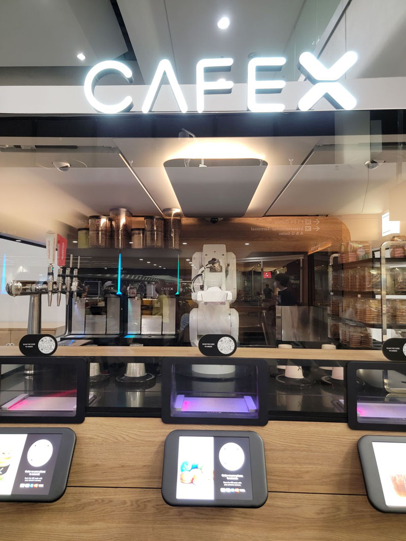 Cafe X's barista may surprise you with its dancing and brew