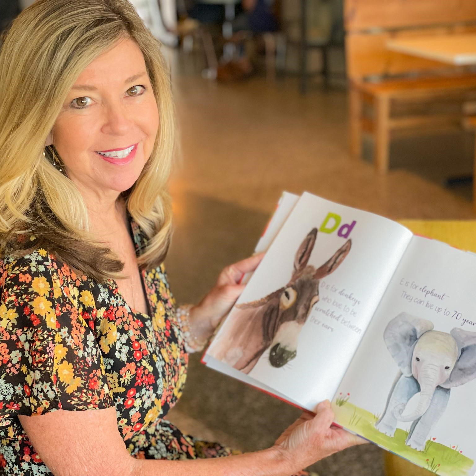 Suzanne Homan authored and illustrated an ABC book for children